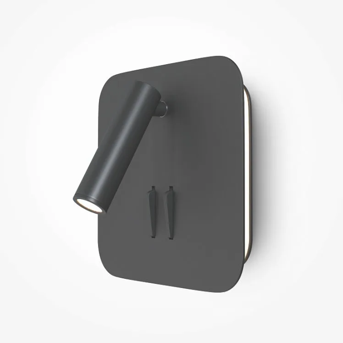 Настенный светильник (бра) Иос 176 / Ios 176 3000К 9Вт, Maytoni, C175-WL-01-6W-B Настенный светильник (бра) Иос 176 / Ios 176 3000К 9Вт, Maytoni, C175-WL-01-6W-B