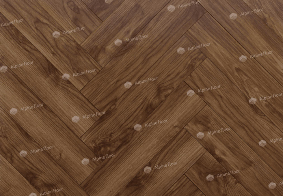Ламинат Homflor by Alpine Floor Herringbone 12 BR Chocolate Walnut, 520