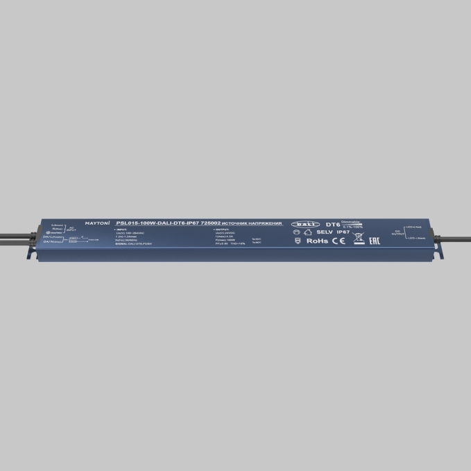 Источник напряжения 24В DALI DT6 100Вт IP 67, 725002, изображение 2 Источник напряжения 24В DALI DT6 100Вт IP 67, 725002, изображение 2