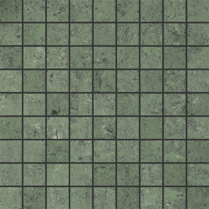 Мозаика Grasaro Travertino Зеленый Mosaic 30x30, G-450/PR/m01