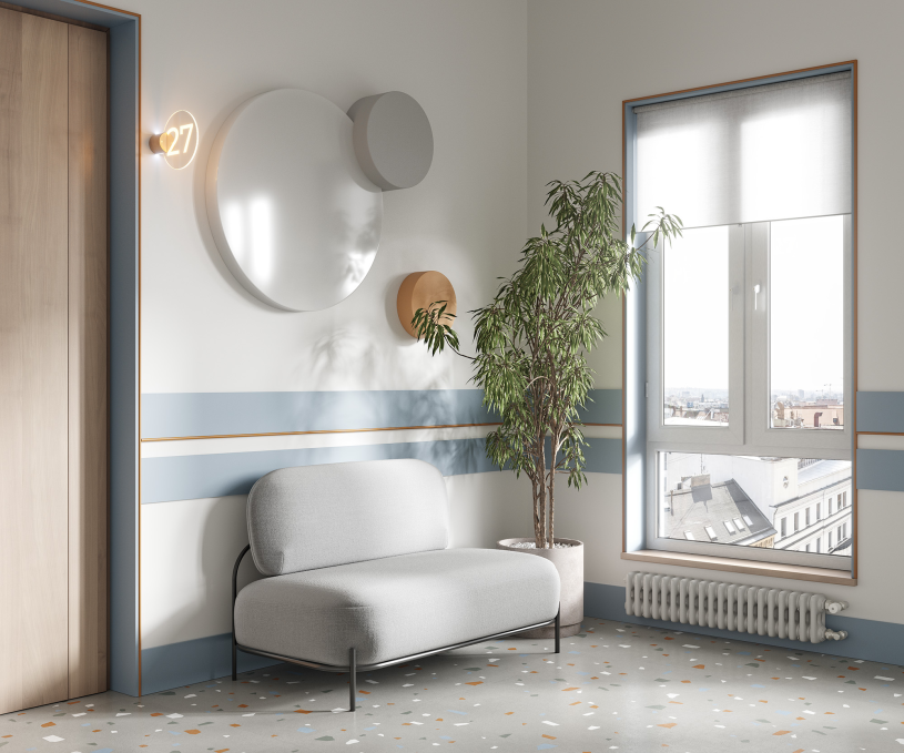 Молдинг Cosca Decor MX053, 10х16x2800 мм, Экополимер