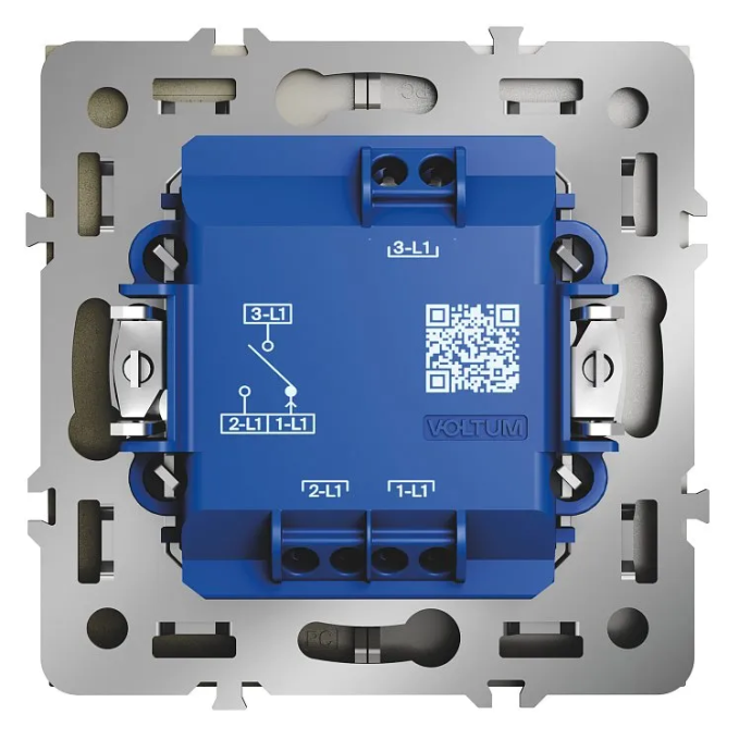 Выключатель встраиваемый VOLTUM S70 для жалюзи 10А, (шелк), Voltum, VLS020704 Выключатель встраиваемый VOLTUM S70 для жалюзи 10А, (шелк), Voltum, VLS020704