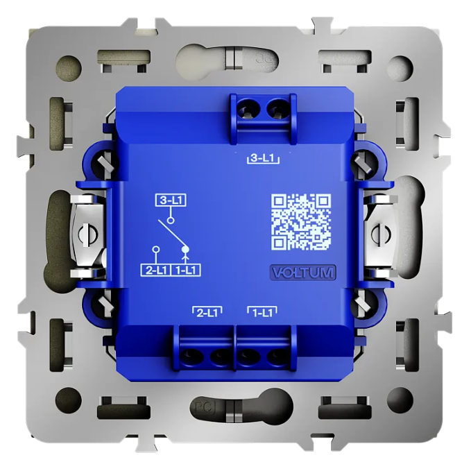 Выключатель встраиваемый VOLTUM S70 для жалюзи 10А, (шелк), Voltum, VLS020704 Выключатель встраиваемый VOLTUM S70 для жалюзи 10А, (шелк), Voltum, VLS020704