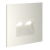 Накладка для розетки компьютерной двойной RJ45+RJ45 кат.6, S70 (хлопок), Voltum, VLS001413