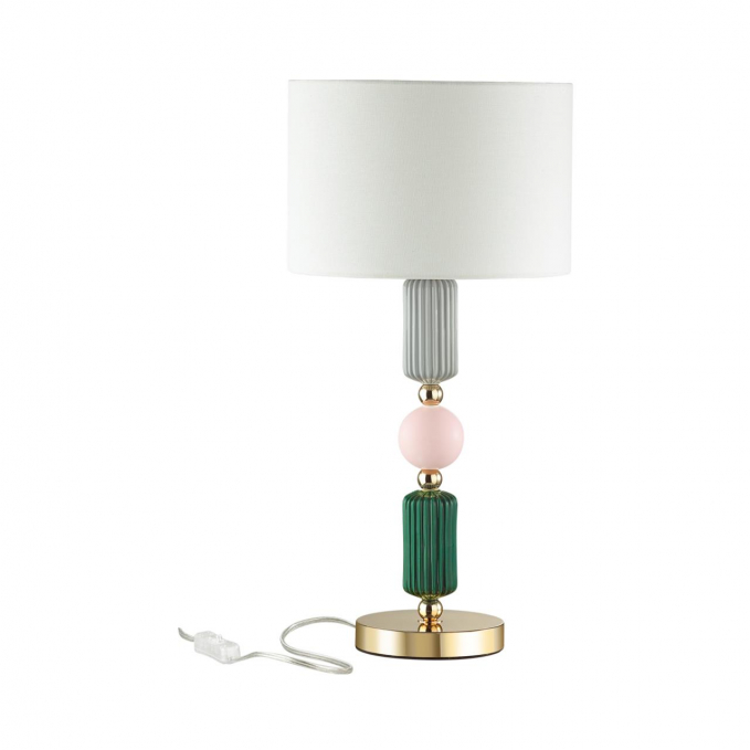Настольная лампа E27 1*60W CANDY CLASSIC ODL_EX21 132 ODEON LIGHT 4861/1T, изображение 1