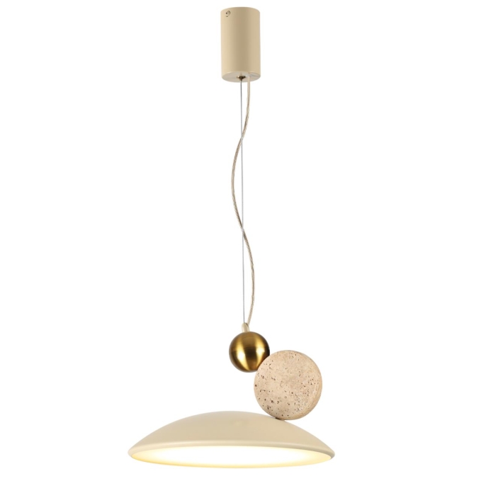 Подвесной светильник IP20 LED 24W 3000K 220V TRAVERTINO HIGHTECH ODL24 179 ODEON LIGHT 6625/20L, фото на белом фоне