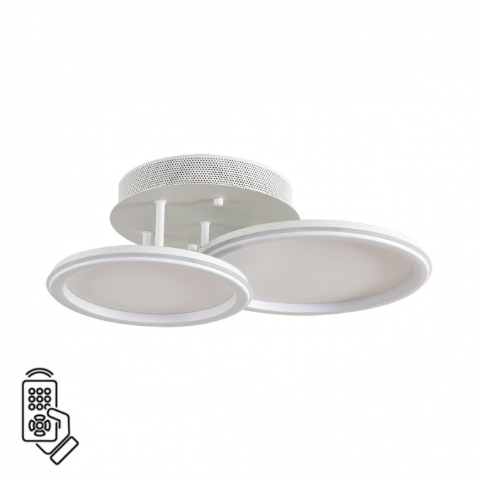 Умная люстра потолочная с ПДУ и голосовым управлением LED 45W 30006500К 220V ALIS SMART LEDIO LN26 000 LUMION 8380/45CL, изображение 1 Умная люстра потолочная с ПДУ и голосовым управлением LED 45W 30006500К 220V ALIS SMART LEDIO LN26 000 LUMION 8380/45CL, изображение 1