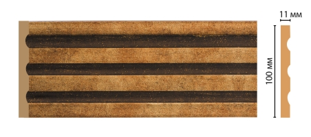 Пилястра Decomaster D201-57ДМ, 100x11x2400 мм
