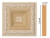 Вставка цветная Decomaster D208-11, 120x120x22 мм
