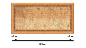 Декоративное панно Decomaster D3060-1223, 600x300x18 мм