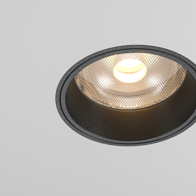 Встраиваемый светильник Фокус / FOCUS LED 12 Вт 3000 К 50°, DL125-L12-3K-TRS-B, изображение 3 Встраиваемый светильник Фокус / FOCUS LED 12 Вт 3000 К 50°, DL125-L12-3K-TRS-B, изображение 3
