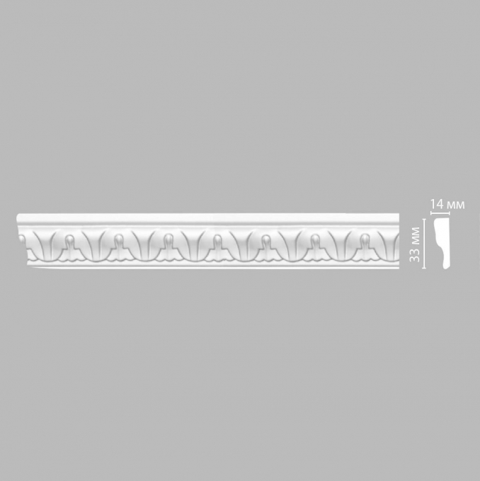 Молдинг с рисунком Decomaster 98027F гибкий, 33x14x2400 мм Молдинг с рисунком Decomaster 98027F гибкий, 33x14x2400 мм