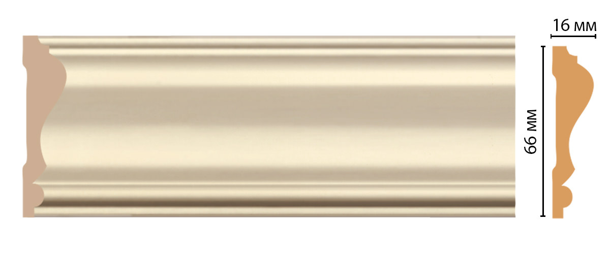 Молдинг Decomaster D022-61, 66x16x2400 мм Молдинг Decomaster D022-61, 66x16x2400 мм