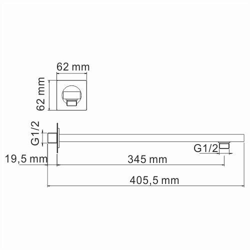 Душевая система WasserKRAFT A3651.180.259 Душевая система WasserKRAFT A3651.180.259