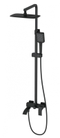 Душевая стойка со смесителем Wonzon & Woghand Fit WW-88739009-MB черная матовая Душевая стойка со смесителем Wonzon & Woghand Fit WW-88739009-MB черная матовая