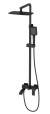 Душевая стойка со смесителем Wonzon & Woghand Fit WW-88739009-MB черная матовая
