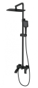 Душевая стойка со смесителем Wonzon & Woghand Fit WW-88739009-MB черная матовая Душевая стойка со смесителем Wonzon & Woghand Fit WW-88739009-MB черная матовая