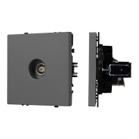 Механизм телевизионной розетки SCT-NOBE-MTV1-SFPL-GR, Arlight, 054295
