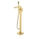 Смеситель напольный Boheme Qubic 479-MG матовое золото Смеситель напольный Boheme Qubic 479-MG матовое золото