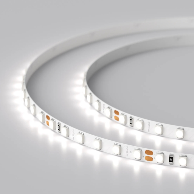 Светодиодная лента RT 2-5000 24V White6000 5mm 2x (3528, 600 LED, LUX), Arlight, 015651, изображение 4 Светодиодная лента RT 2-5000 24V White6000 5mm 2x (3528, 600 LED, LUX), Arlight, 015651, изображение 4