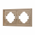 Рамка пластиковая FRM-TENDO-PL-2-GD, Arlight, 053842