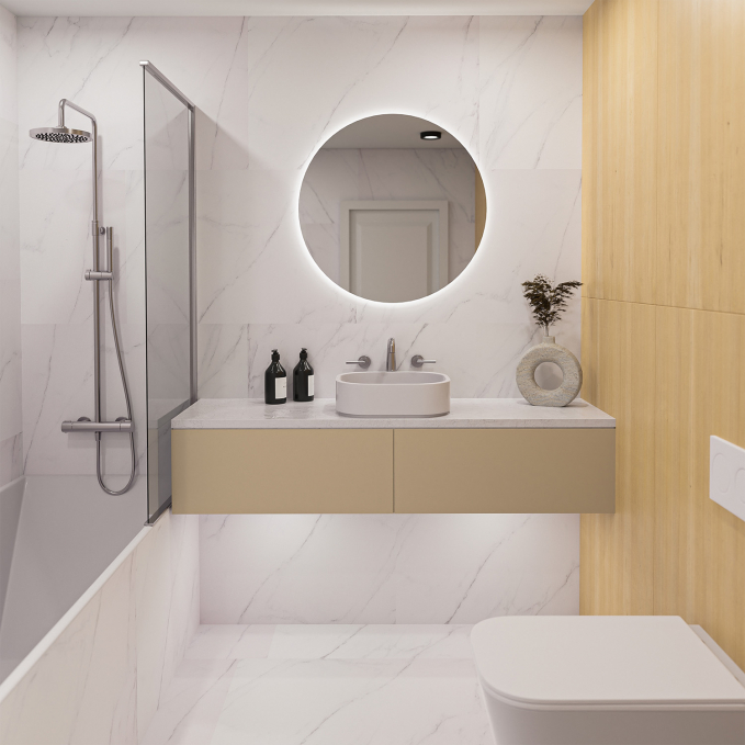 Каменный SPC ламинат FloorWood Kerama 57М15 Мирабель Каменный SPC ламинат FloorWood Kerama 57М15 Мирабель