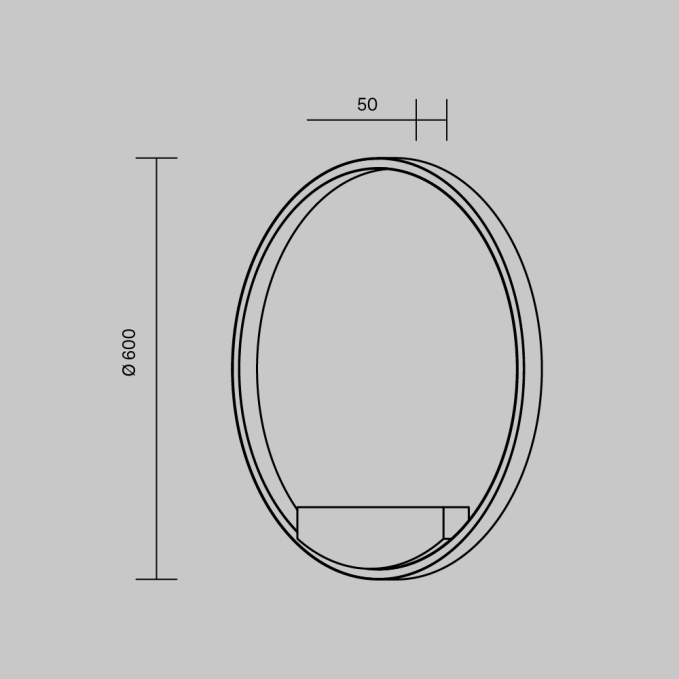 Настенный светильник (бра) Рим / Rim 3000-4000К 36Вт, MOD058WL-L35WK, изображение 3 Настенный светильник (бра) Рим / Rim 3000-4000К 36Вт, MOD058WL-L35WK, изображение 3