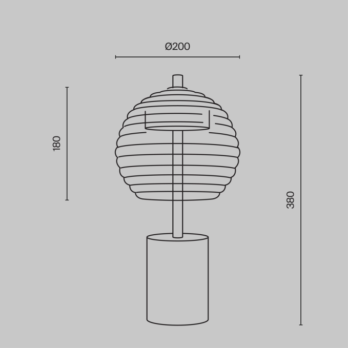 Настольный светильник Воспоминание / Memory E14х1, MOD177TL-01B, изображение 8