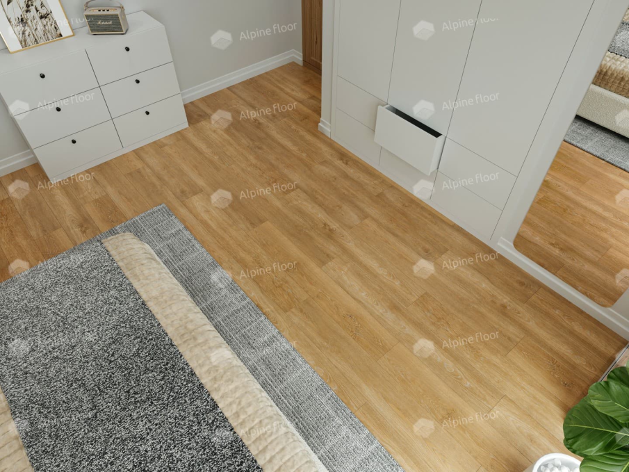 Каменный ламинат SPC Alpine Floor Sequoia Пуро, ЕСО 6-14 SPC