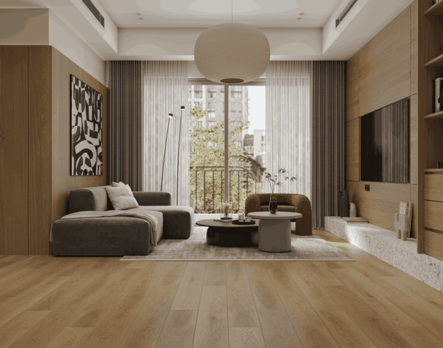 Каменный ламинат SPC (ABA) Alpine Floor Premium XL Дуб Льняной, ECO 7-36 MC