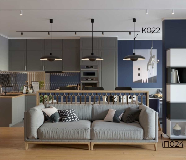 Карниз Cosca Decor KX022, 45х30x2000 мм, Экополимер