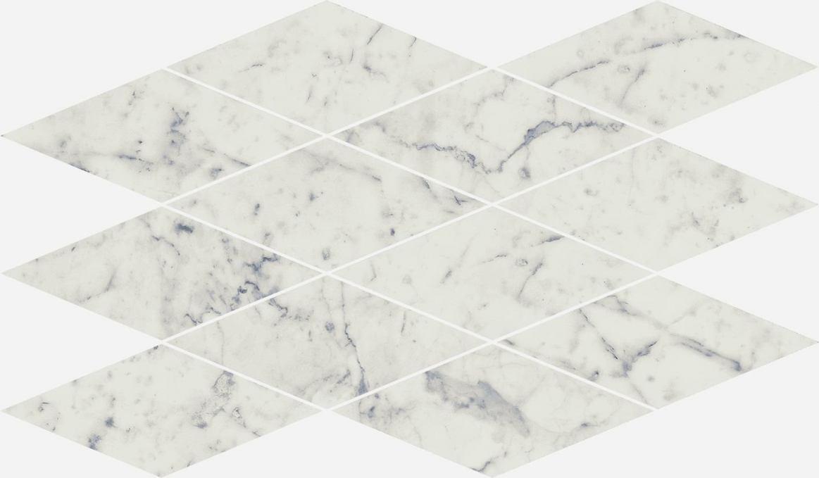 Мозаика Italon Charme Extra Carrara Mosaico Diamond 28x48, 620110000077