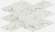Мозаика Italon Charme Extra Carrara Mosaico Diamond 28x48, 620110000077