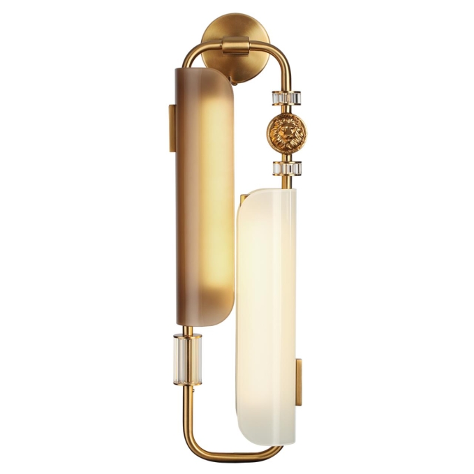 Бра LED 10W (5W*2) 2700K LION MODERN Бра 049 ODEON LIGHT 5467/10WL, фото на белом фоне Бра LED 10W (5W*2) 2700K LION MODERN Бра 049 ODEON LIGHT 5467/10WL, фото на белом фоне
