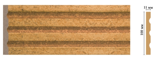 Пилястра Decomaster D201-58, 100x11x2400 мм