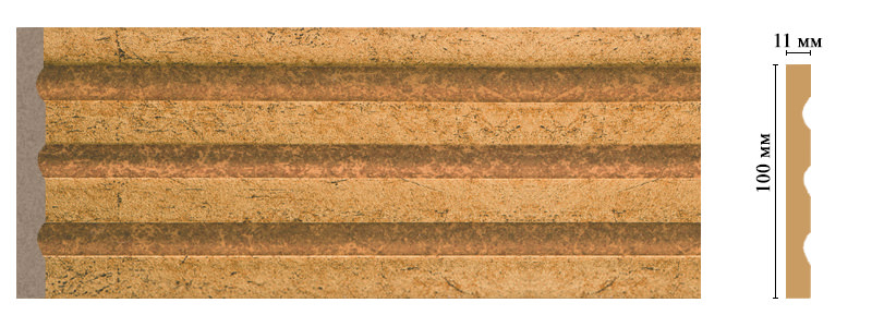 Пилястра Decomaster D201-58, 100x11x2400 мм Пилястра Decomaster D201-58, 100x11x2400 мм