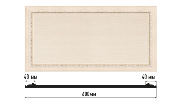 Декоративное панно Decomaster D3060-13, 600x300x18 мм