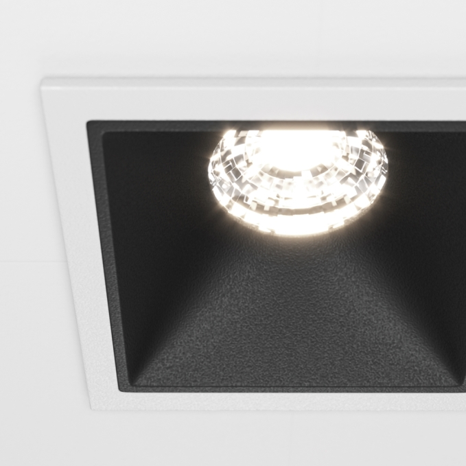 Встраиваемый светильник Альфа / Alfa LED 10 Вт 4000 К 36°, DL043-01-10W4K-SQ-WB, изображение 3 Встраиваемый светильник Альфа / Alfa LED 10 Вт 4000 К 36°, DL043-01-10W4K-SQ-WB, изображение 3