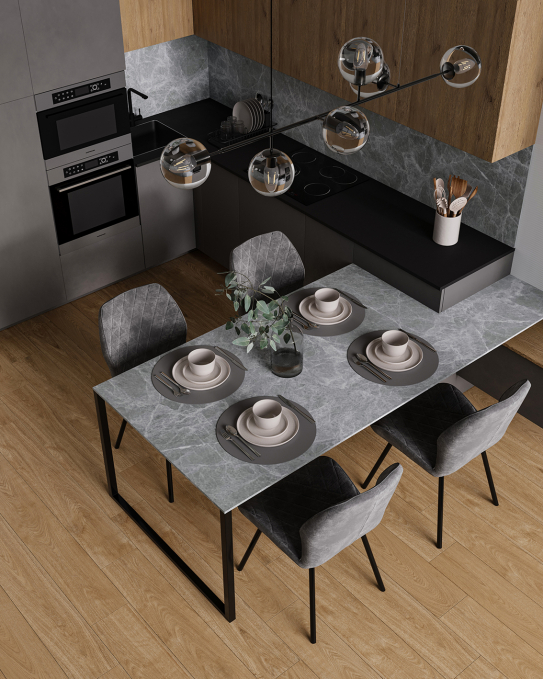 Керамический слэб StaroSlabs Matt Agata Grey Matt 160x320 Керамический слэб StaroSlabs Matt Agata Grey Matt 160x320