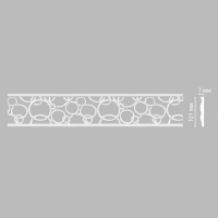 Молдинг с рисунком Decomaster DT-8035, 101x7x2440 мм