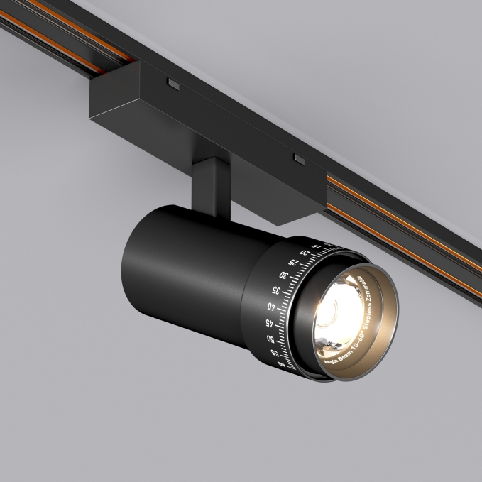 Светильник MAG-VIBE-SPOT-ZOOM-R47-10W Warm3000 (BK, 20-55 deg, 48V), Arlight, 044483, изображение 3 Светильник MAG-VIBE-SPOT-ZOOM-R47-10W Warm3000 (BK, 20-55 deg, 48V), Arlight, 044483, изображение 3