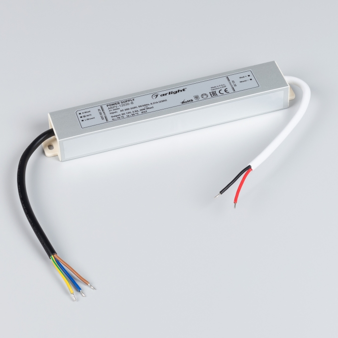 Блок питания ARPV-12030-B (12V, 2.5A, 30W), Arlight, 020003, изображение 3 Блок питания ARPV-12030-B (12V, 2.5A, 30W), Arlight, 020003, изображение 3