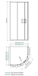 Душевой уголок WasserKRAFT Tauber 64S01 Душевой уголок WasserKRAFT Tauber 64S01