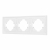 Рамка пластиковая FRM-TENDO-PL-3-WH, Arlight, 053843