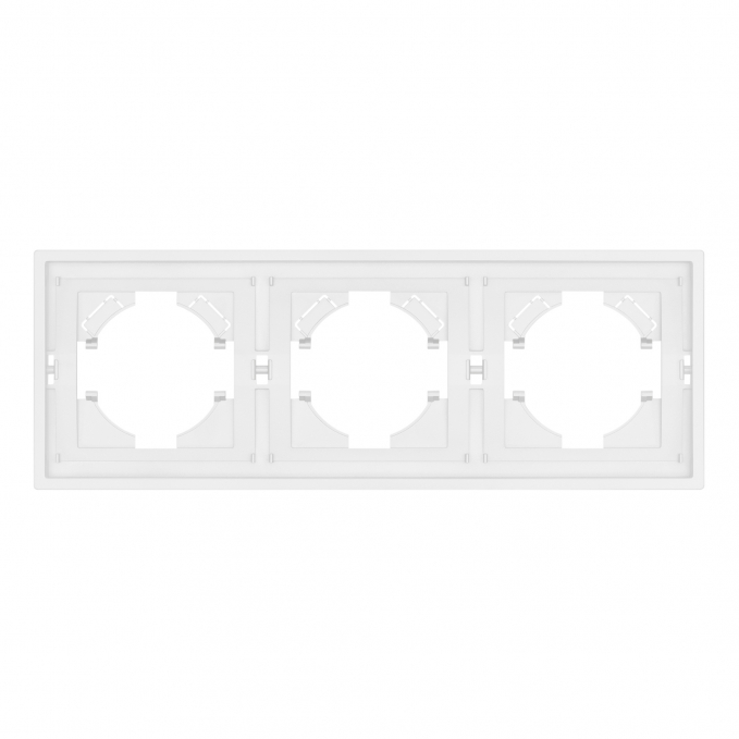 Рамка пластиковая FRM-TENDO-PL-3-WH, Arlight, 053843, изображение 3 Рамка пластиковая FRM-TENDO-PL-3-WH, Arlight, 053843, изображение 3