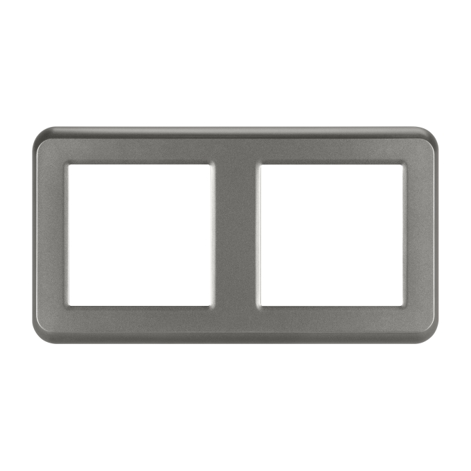 Рамка пластиковая FRM-VERSA-PL-2-GR, Arlight, 043780, изображение 2 Рамка пластиковая FRM-VERSA-PL-2-GR, Arlight, 043780, изображение 2
