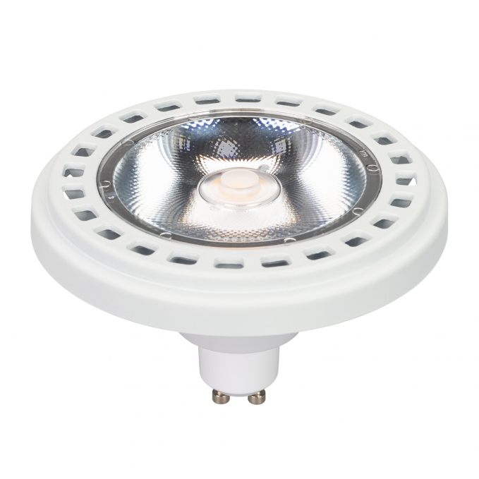 Лампа AR111-UNIT-GU10-15W-DIM Warm3000 (WH, 24 deg, 230V), Arlight, 026867