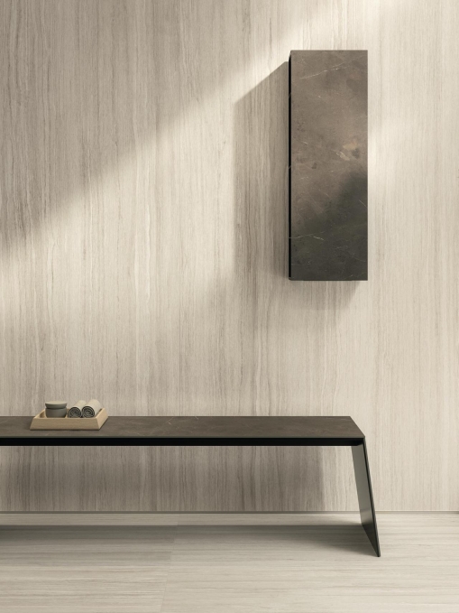 Керамогранит Atlas Concorde Marvel T Travertino Romano Silver Hammered 160x320, HCLV Керамогранит Atlas Concorde Marvel T Travertino Romano Silver Hammered 160x320, HCLV