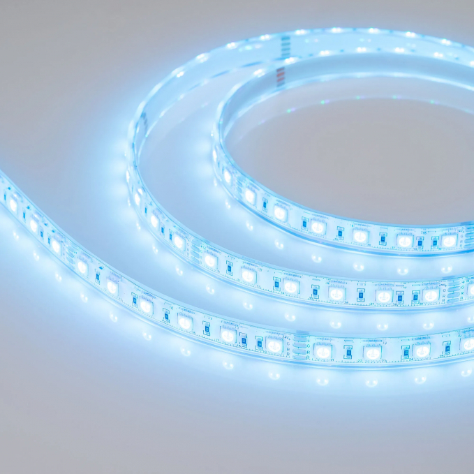 Светодиодная лента герметичная RTW-PU-B60-12.5mm 24V RGB (14.4 W/m, IP68, Wire 2m, 5m), Arlight, 029515(3), изображение 2