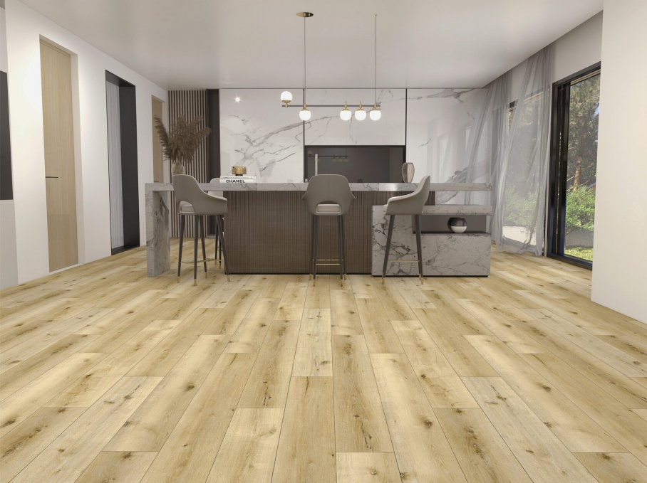 Каменный SPC ламинат FloorWood Quantum 1901 Дуб Лоренц